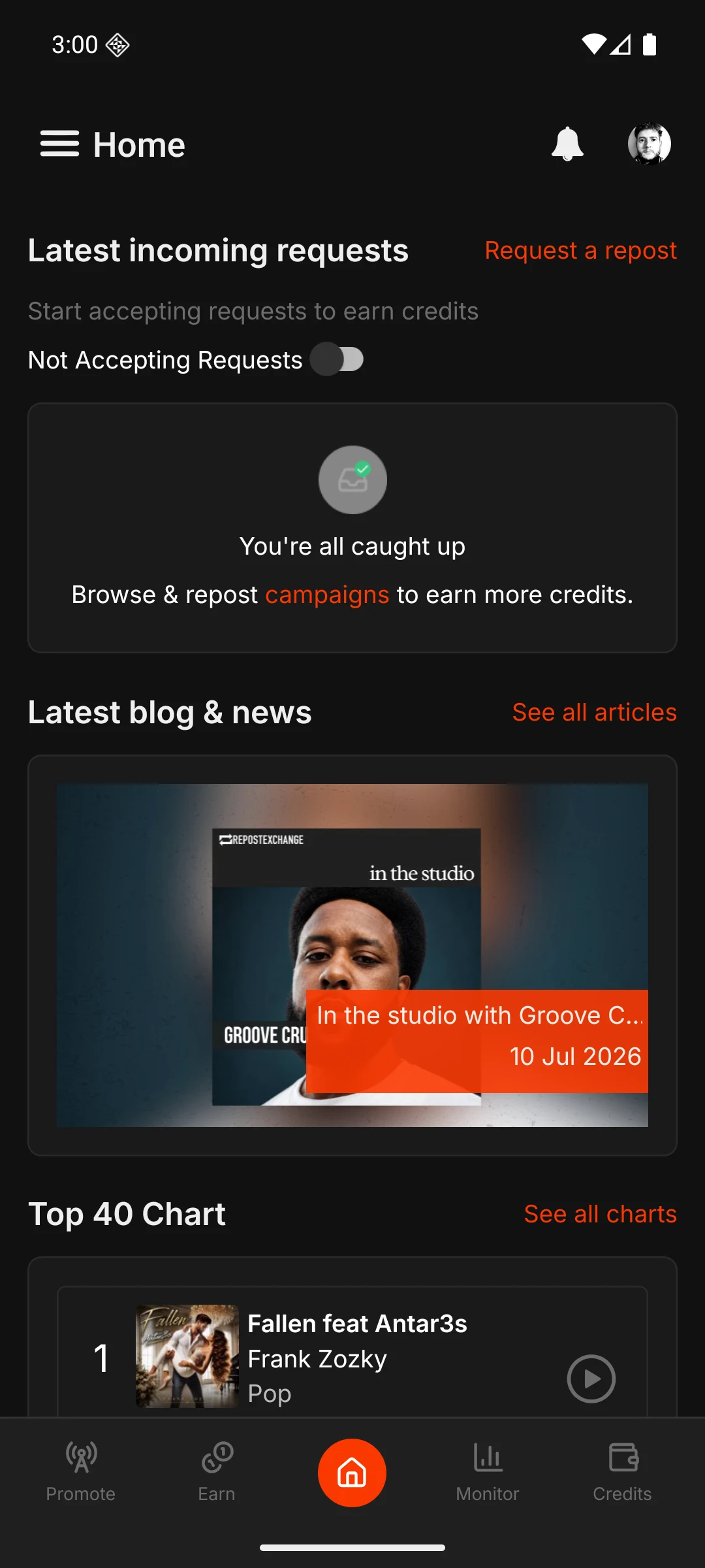 RepostExchange - Promote Music screenshot